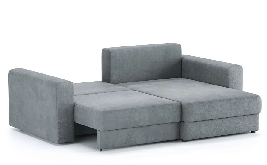 Диван угловой Ларсон 2М Nordic 83 серебристый - 4